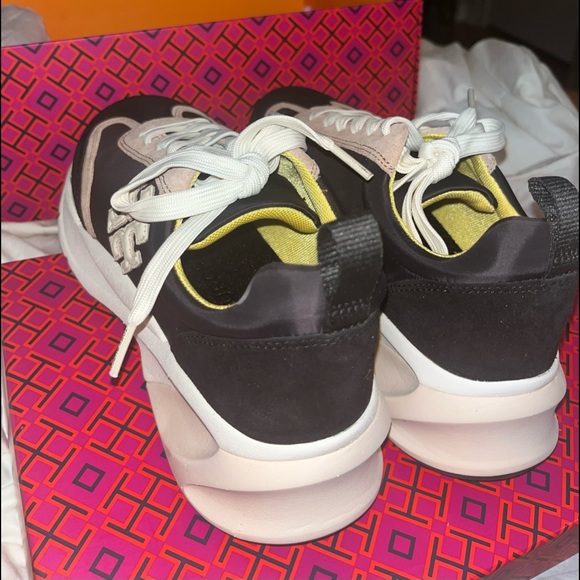 NEW IN BOX! Tory Burch: Good Luck Trainer (Color: Black/Cream, Size: 7.5 US) - Picture 12 of 15